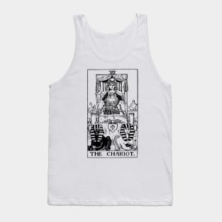 The Chariot Tarot in black Tank Top